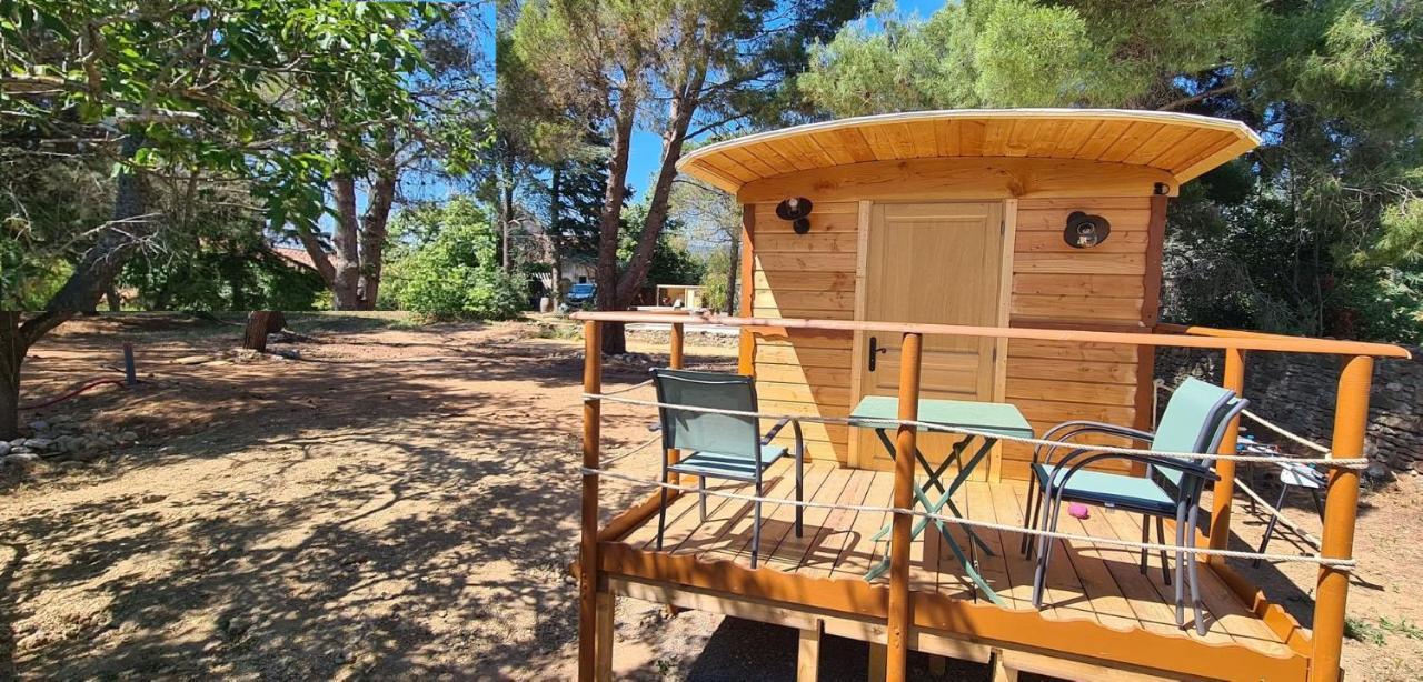 Roulotte Dans L'Aude Βίλα Trausse Εξωτερικό φωτογραφία